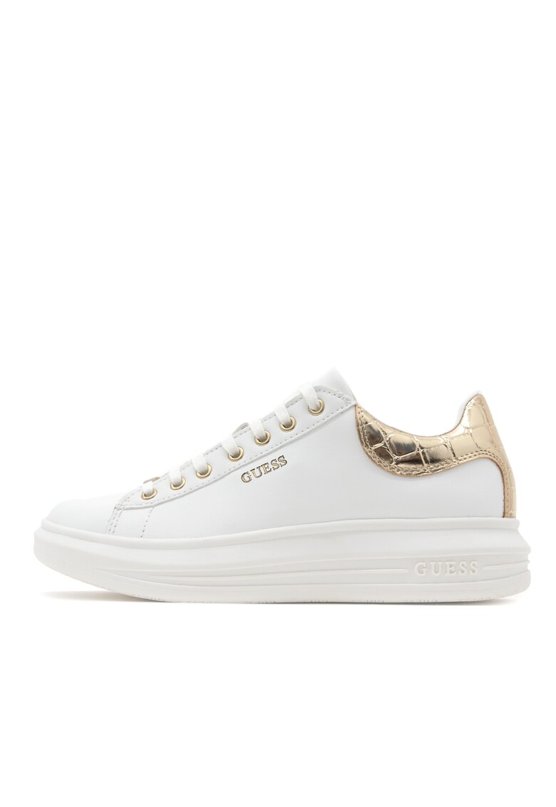 Pantofi sport din piele cu detalii cu logo Salerno