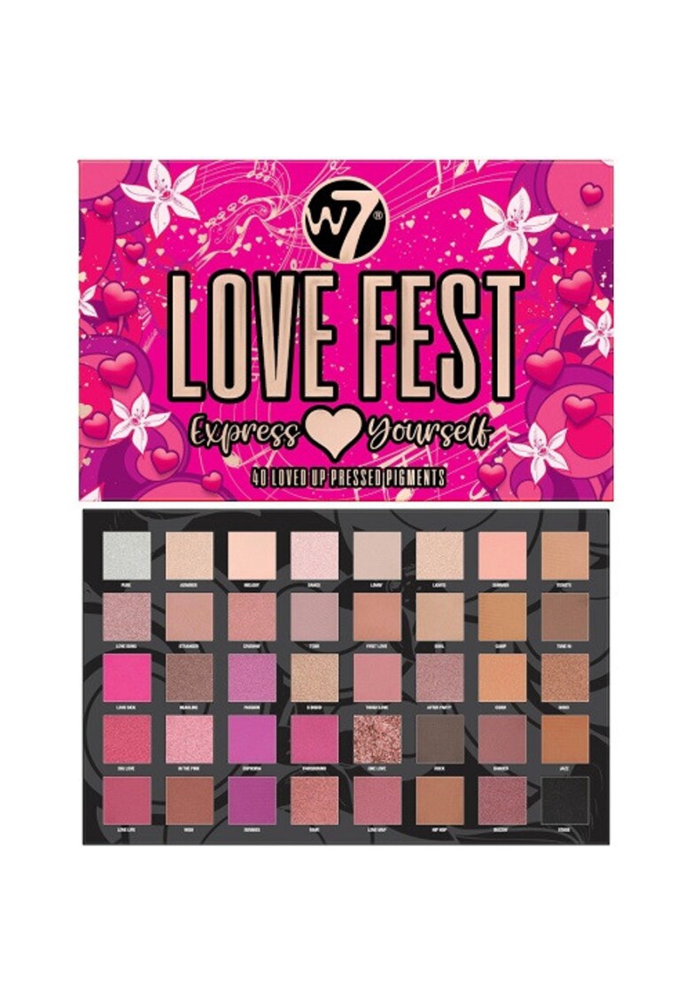 Paleta farduri de ochi - Love Fest - Express Yourself - 40 nuante