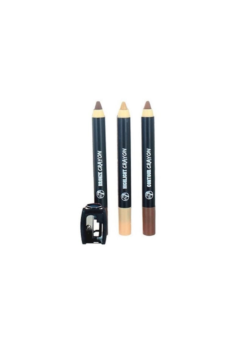 Set 3 creioane pentru contur si iluminare -  Face Shaping Contoux Stix - ascutitoare inclusa Set 3 creioane pentru contur si iluminare -  Face Shaping Contoux Stix - ascutitoare inclusa