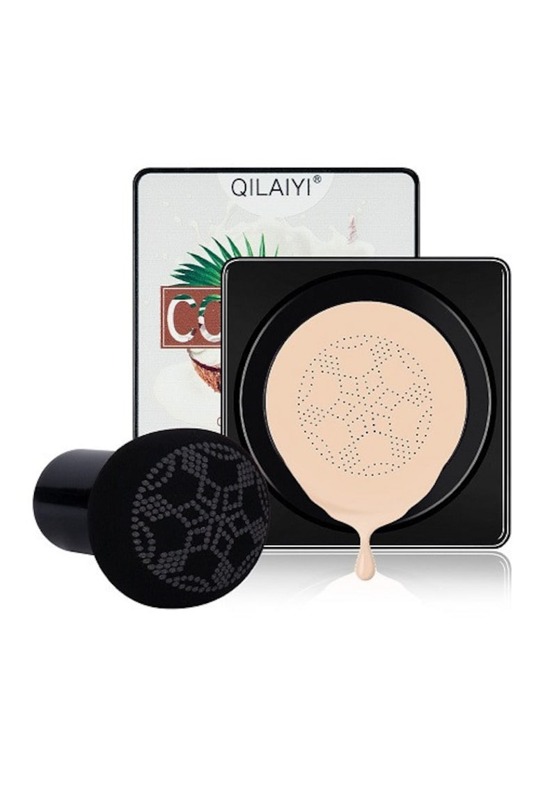 Fond de ten Air Cushion CC Cream -  Coconut - 01 Ivory - 15 g - cu pensula