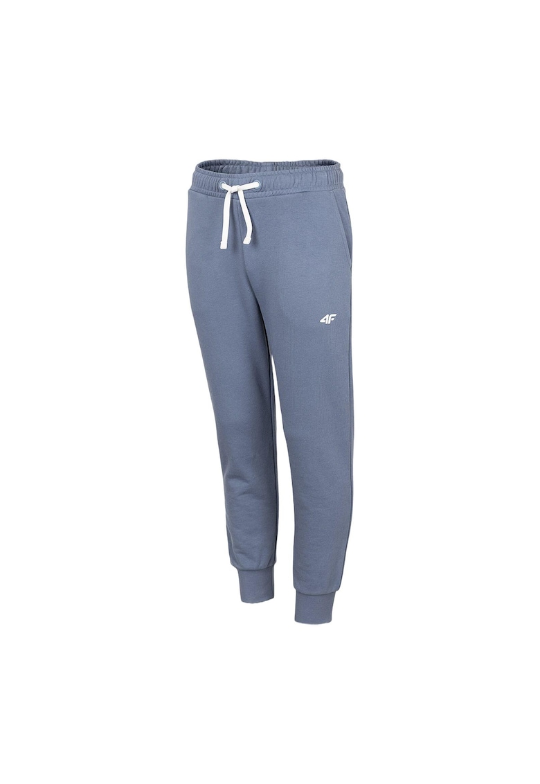 Pantaloni sport fete - Bumbac - Albastru