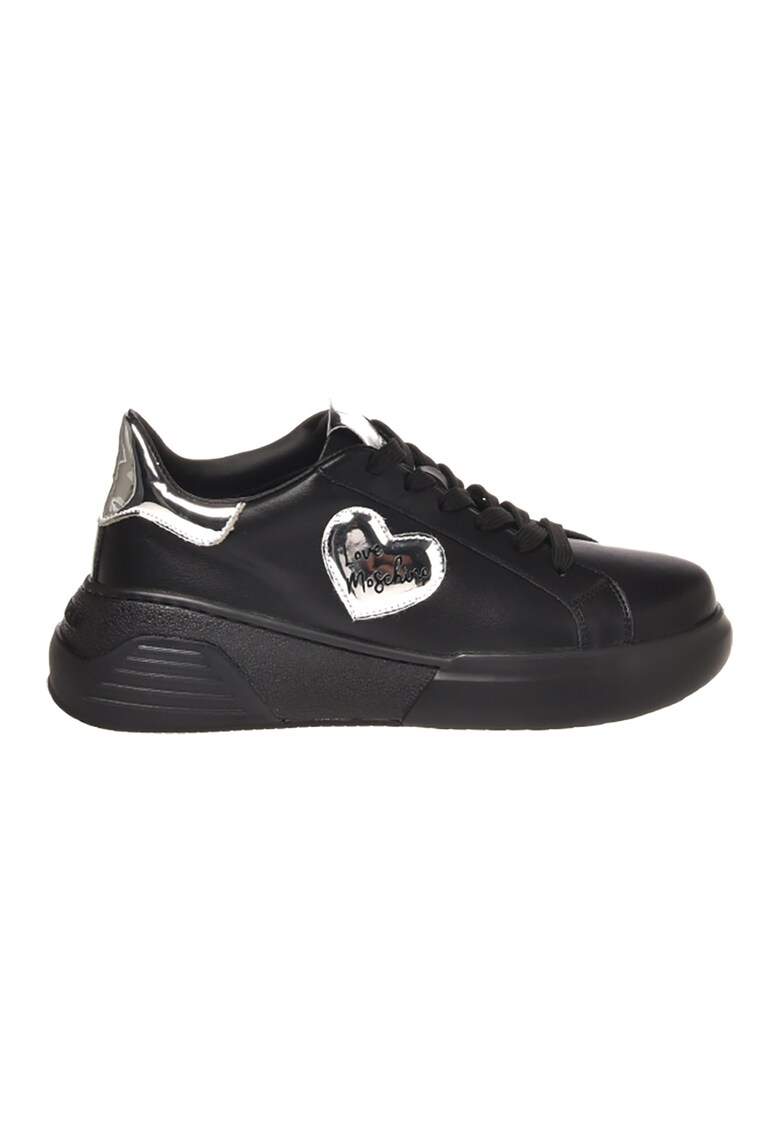 Pantofi sport de piele cu model colorblock