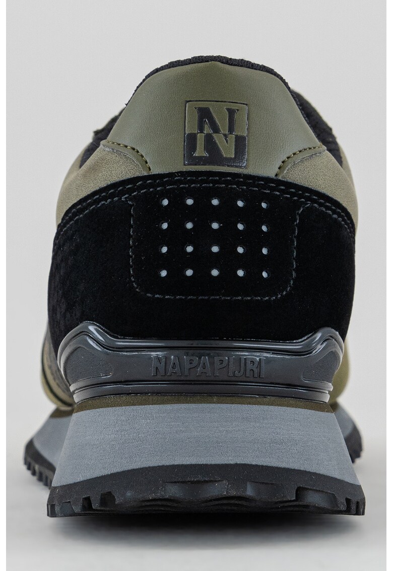 Pantofi sport de piele ecologica si material textil Cosmo