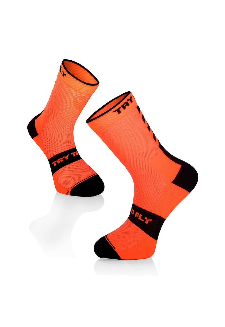 Sosete pentru ciclism CYCLING SOCKS Fluo Orange Sosete pentru ciclism CYCLING SOCKS Fluo Orange