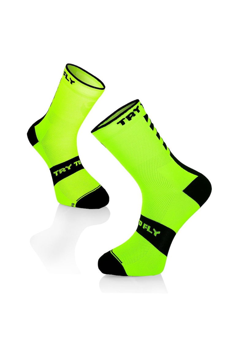 Sosete pentru ciclism CYCLING SOCKS Fluo Yellow