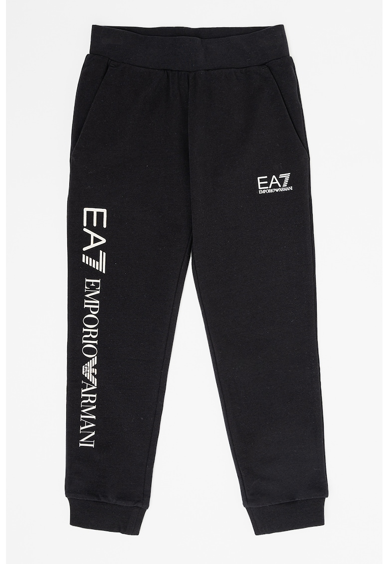 Pantaloni sport cu imprimeu logo