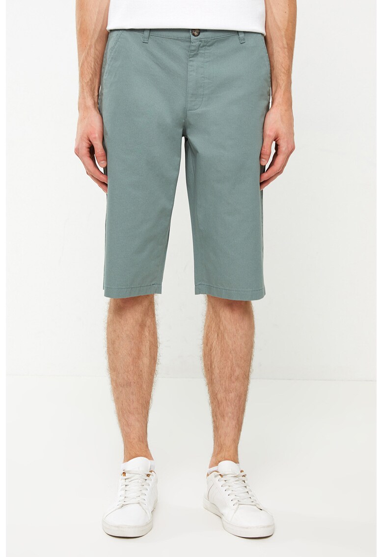 Bermude chino cu buzunare oblice