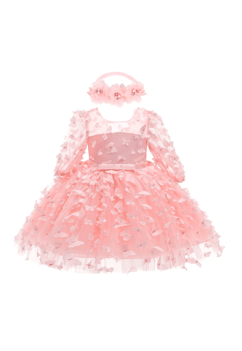 Rochita Fetite cu fluturi Roz Julieta