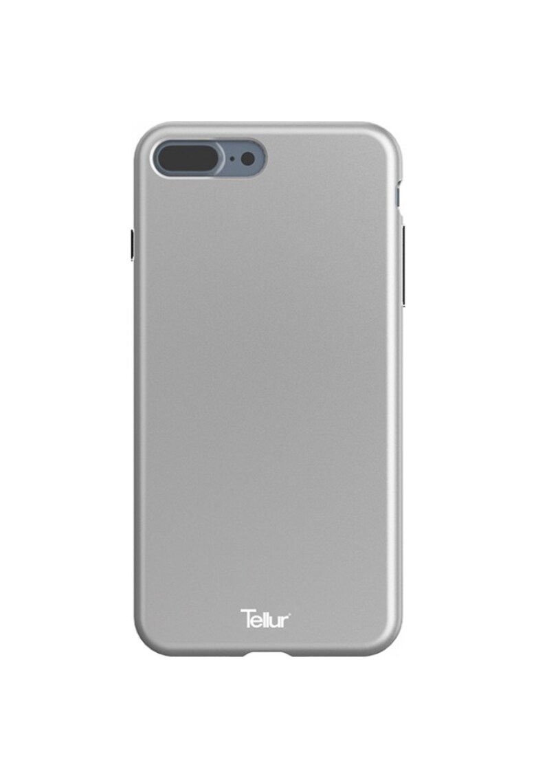 Husa de protectie Premium Soft Solid Fusion pentru iPhone 8 Plus / iPhone 7 Plus - Argintiu