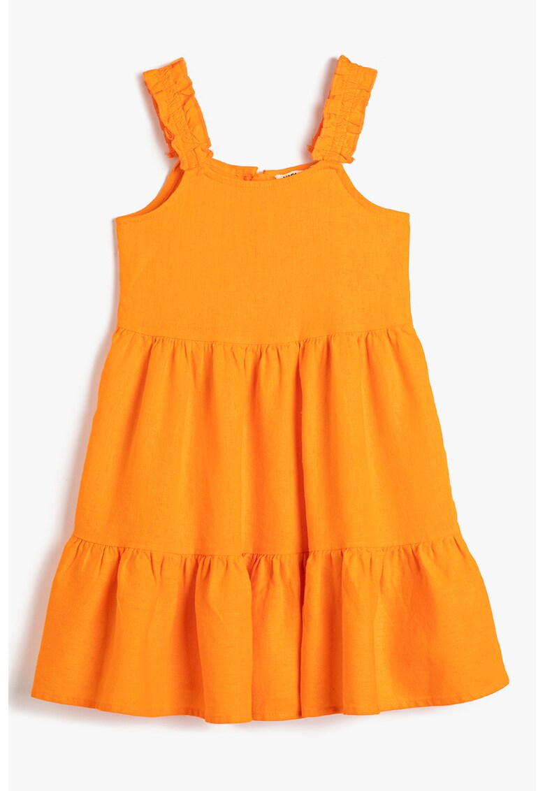 Rochie stratificata - din amestec de in