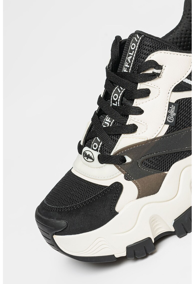 Pantofi sport cu aspect masiv si insertii de piele ecologica Norion