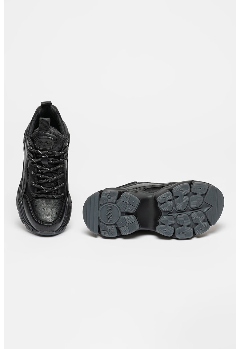 Pantofi sport de piele ecologica cu aspect masiv binary