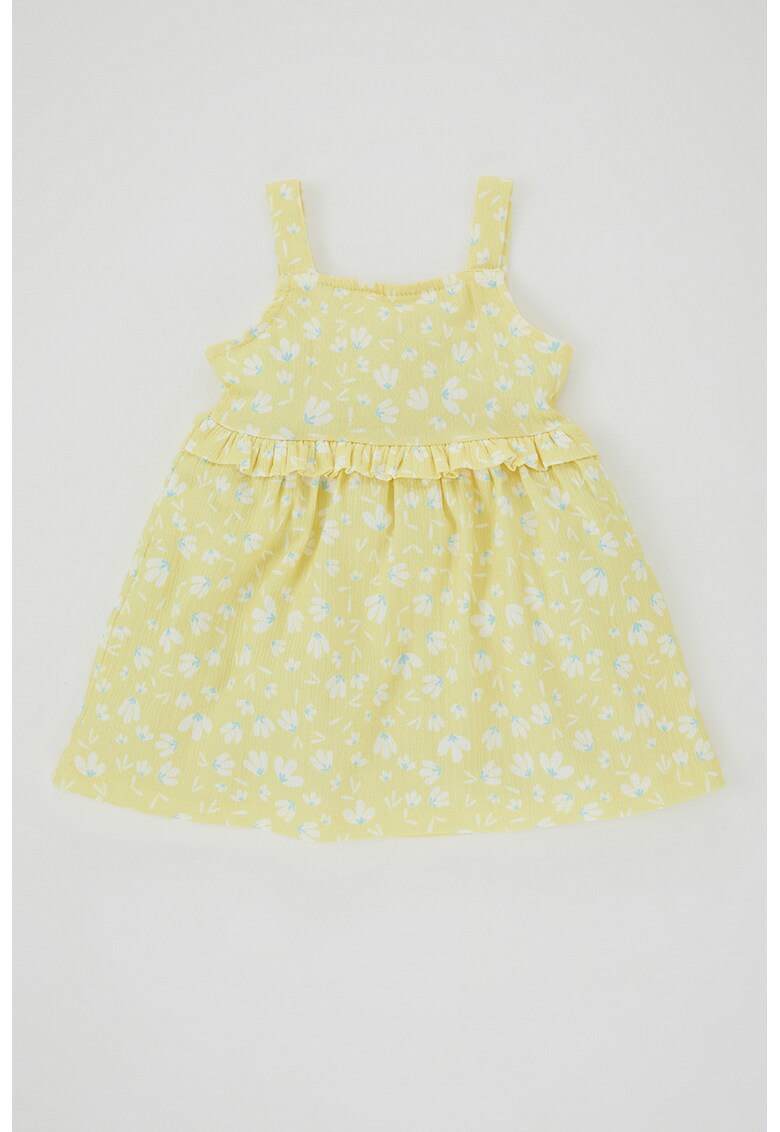 Rochie baby-doll cu model floral