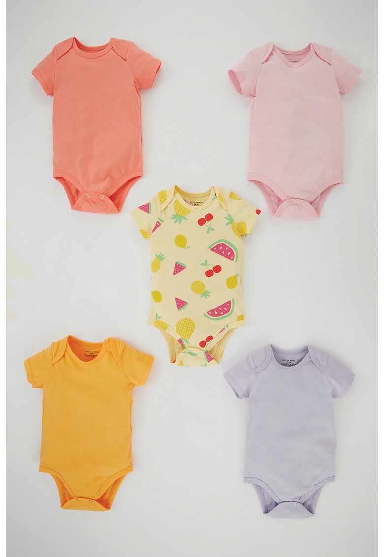 Set de body-uri de bumbac - 5 piese