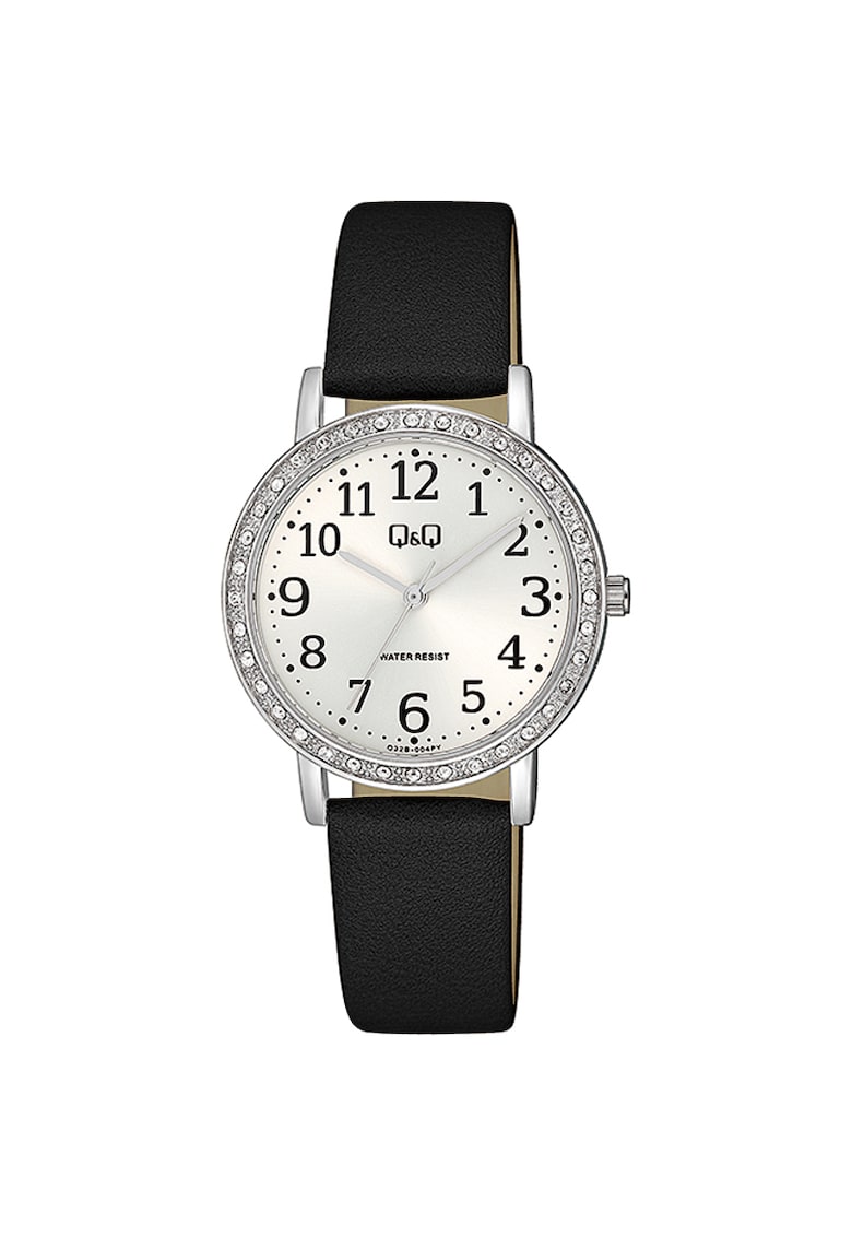 Ceas analog de dama -  Argintiu/Negru