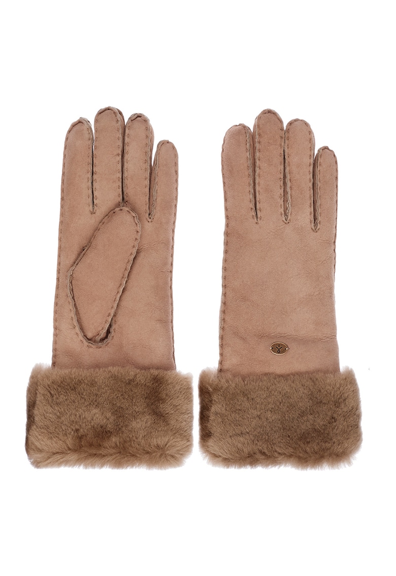 Manusi de piele intoarsa cu captuseala de lana