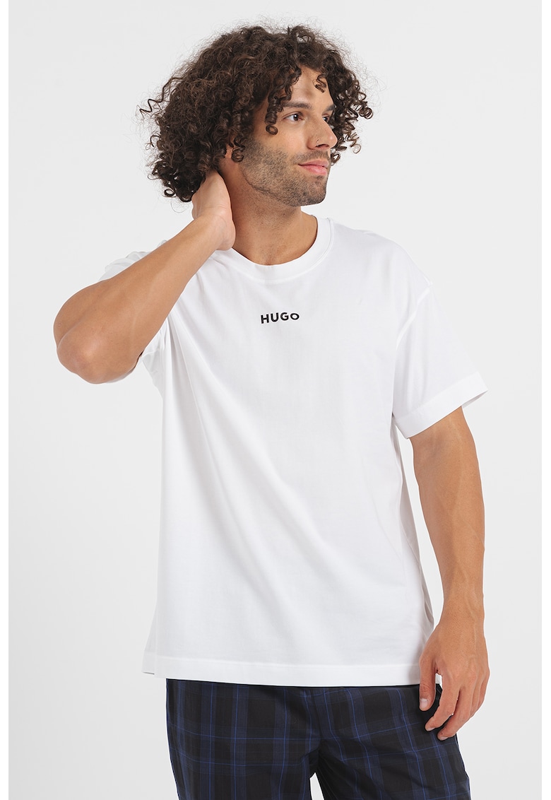 Tricou relaxed fit de pijama Linked - Alb optic