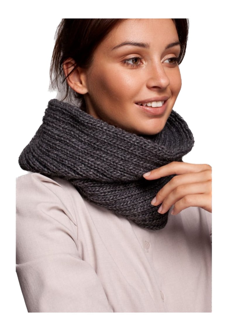 Esarfa pentru horn dama - Paamol - grafit - Universal