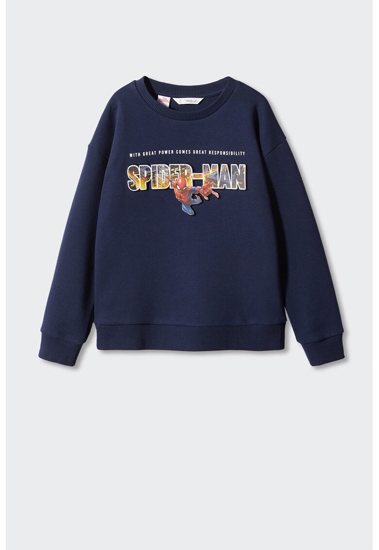 Bluza sport cu imprimeu cu Spiderman