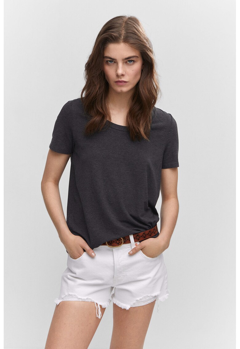 Tricou cu model uni Visca