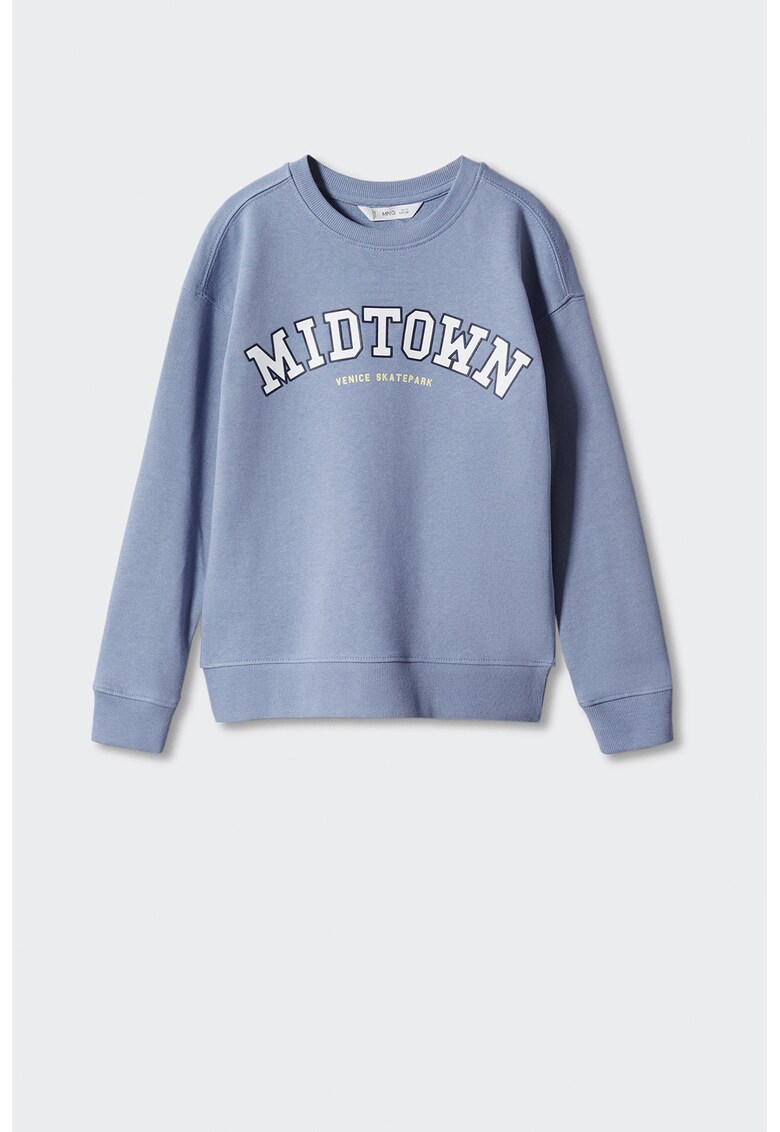 Bluza sport din bumbac cu maneci cazute Midtown