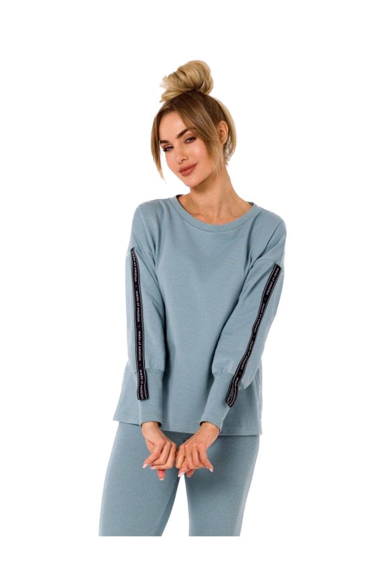 Fabricat din Emotion Pulover pentru femei fără glugă Tsewang M727 agave