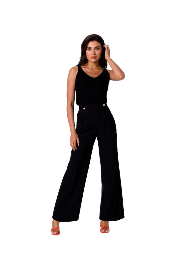 Pantaloni culottes pentru femei - Iblidwen - neagra