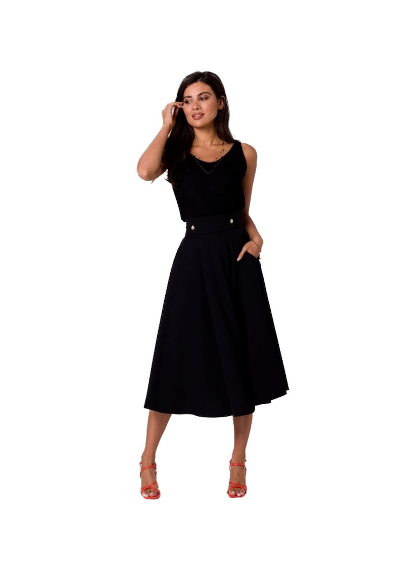 Fusta midi dama - Guinemrei - neagra