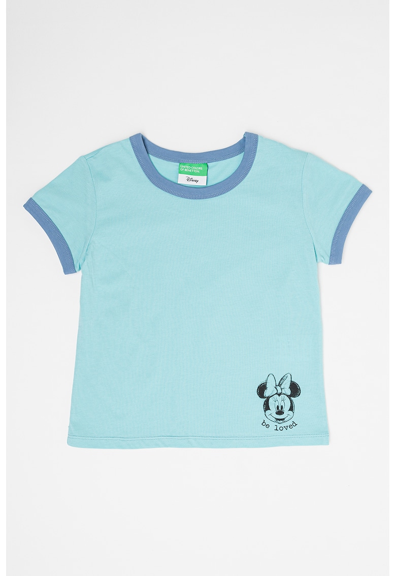 Tricou cu decolteu la baza gatului si tematica Disney