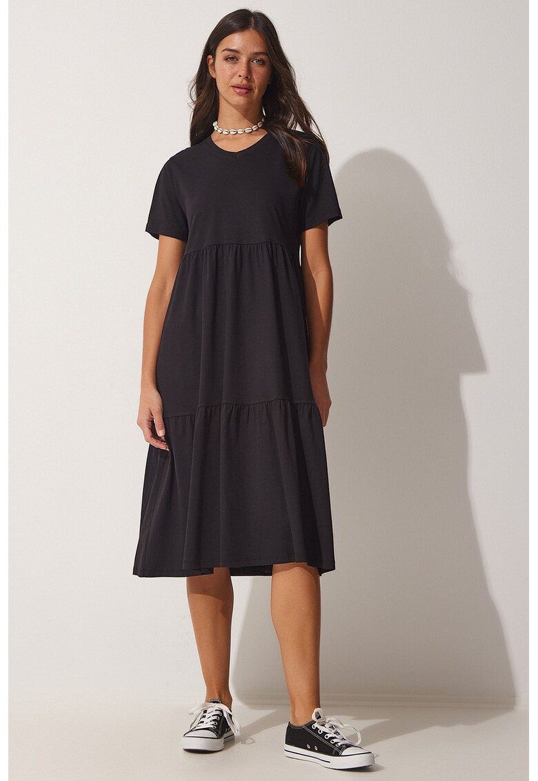 Rochie stratificata de bumbac