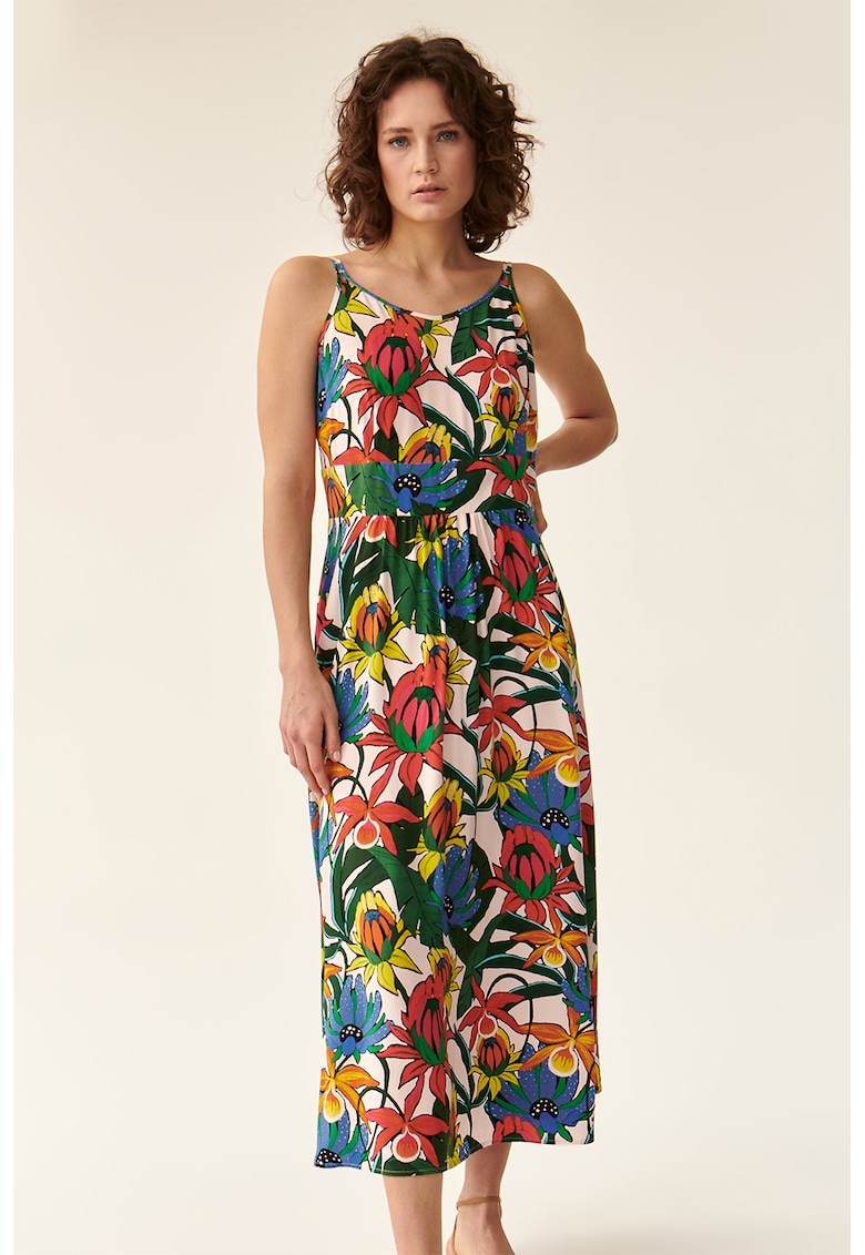 Rochie maxi cu imprimeu floral