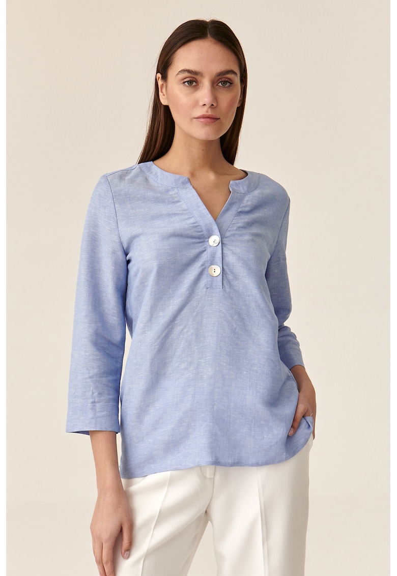 Bluza-tunica din amestec de in