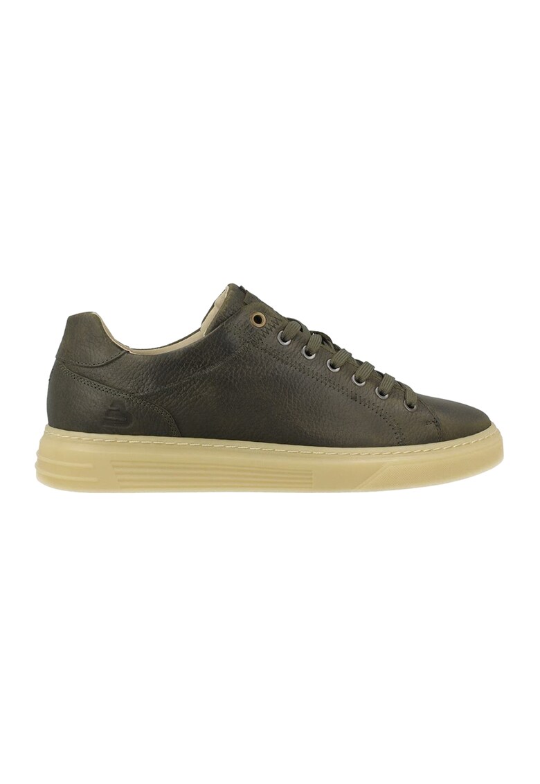 Pantofi sport low-top de piele nabuc