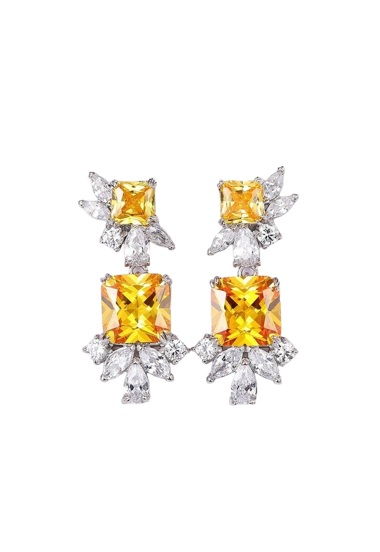 Cercei argintii - cu pietre din zirconiu - Aleks C13