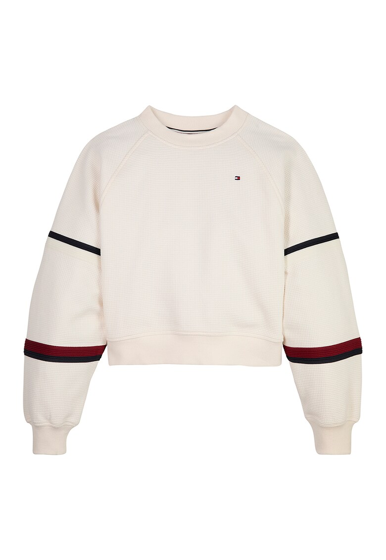 Tommy Hilfiger Bluza sport din bumbac organic cu maneci raglan