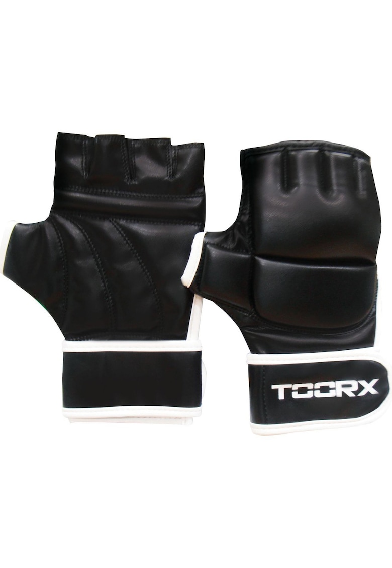 Manusi negre MMA COUGAR marimea S/M din piele ecologica