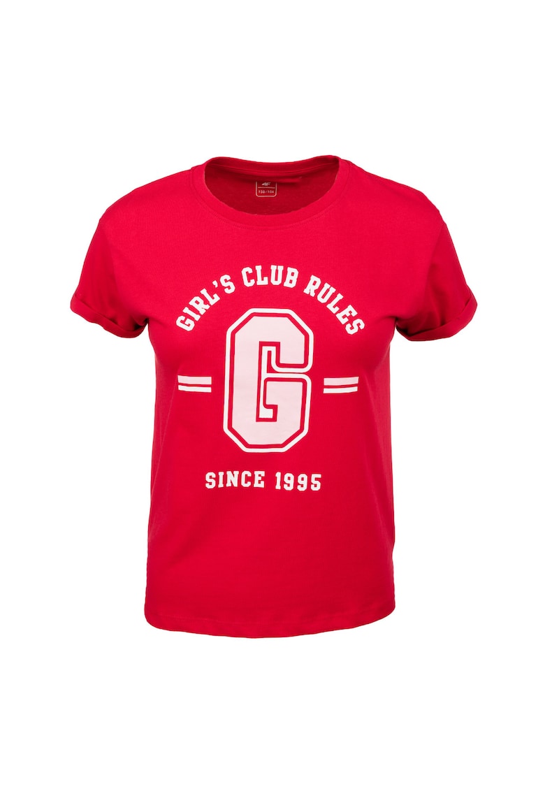 Tricou pentru copii - Bumbac - Rosu - 134\140 CM