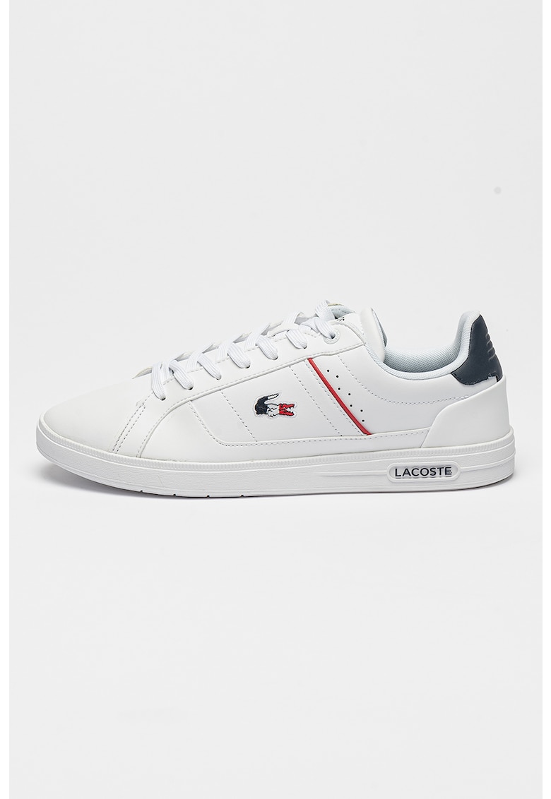 Lacoste Pantofi sport din piele si piele ecologica cu logo europa pro