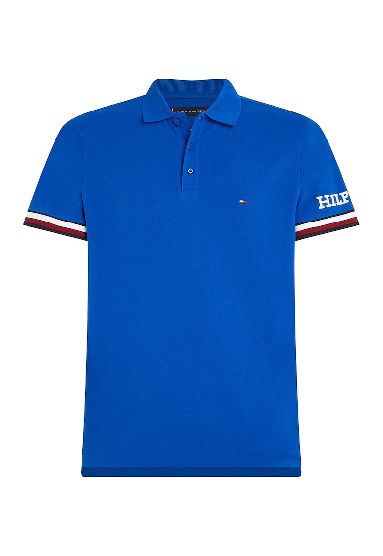 Tricou polo slim fit - din bumbac organic