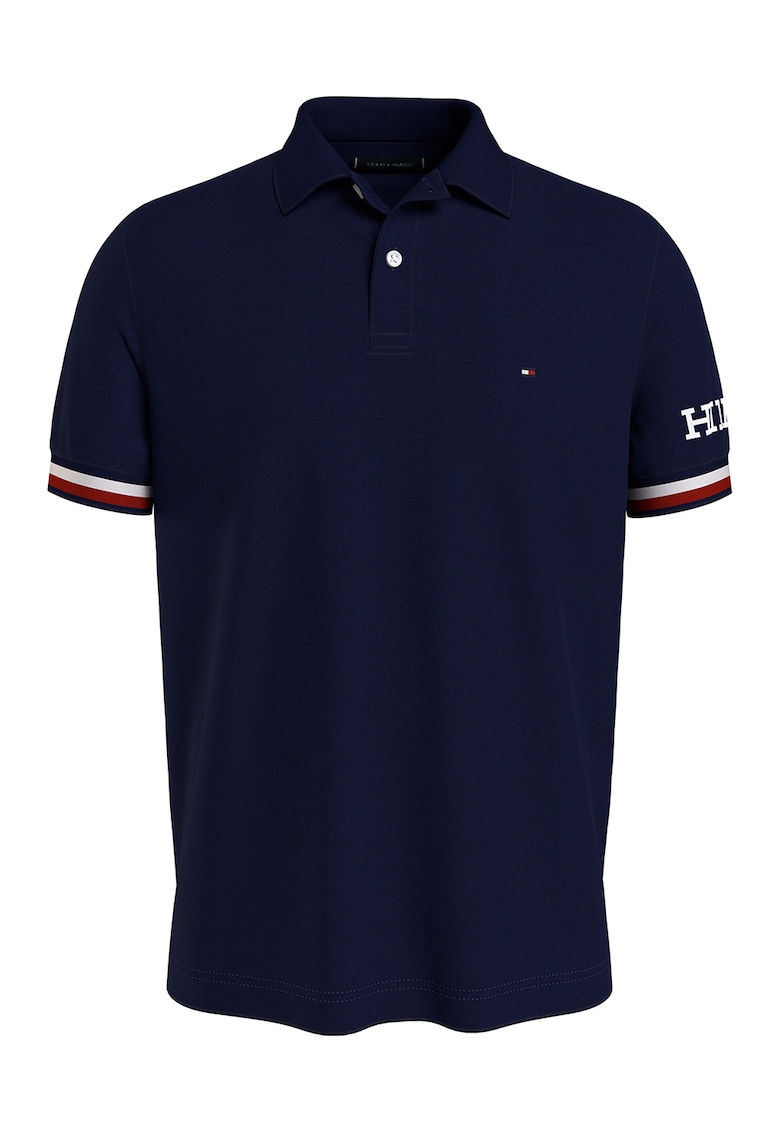 Tricou polo regular fit - din bumbac organic