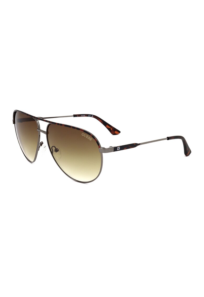 GUESS Слънчеви очила Aviator с метална рамка за Мъже GUESS Слънчеви очила Aviator с метална рамка за Мъже