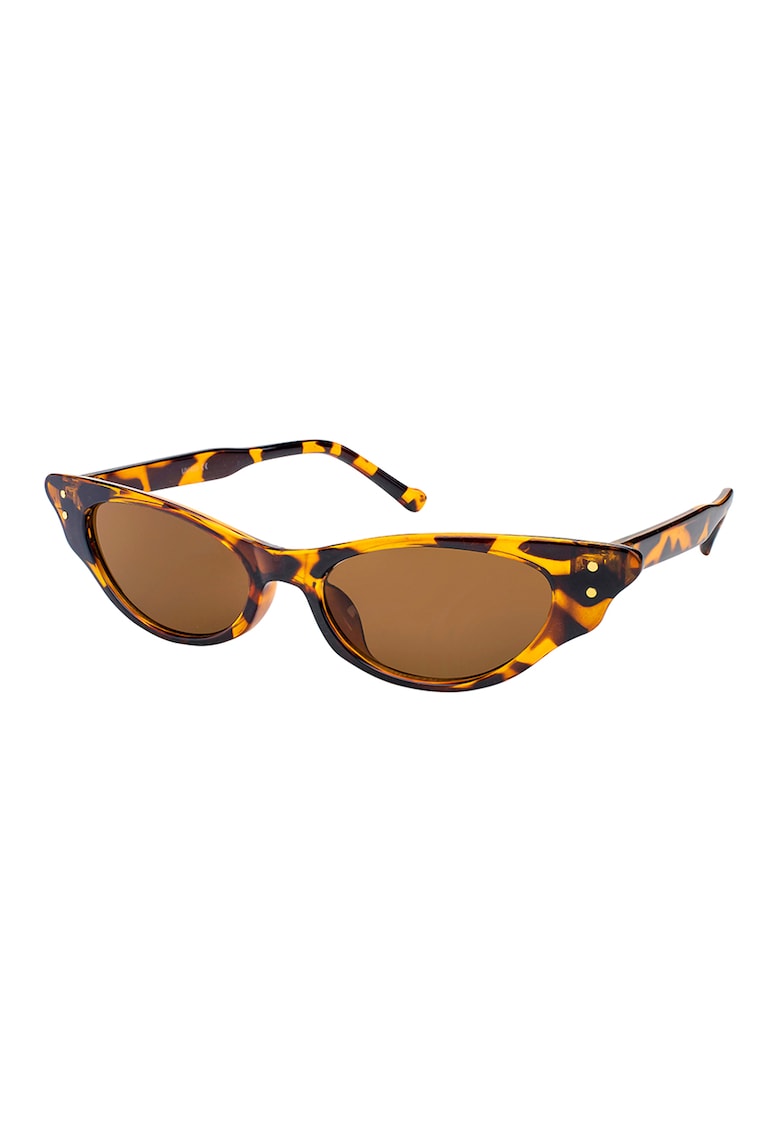 Ochelari de soare cat-eye cu lentile uni