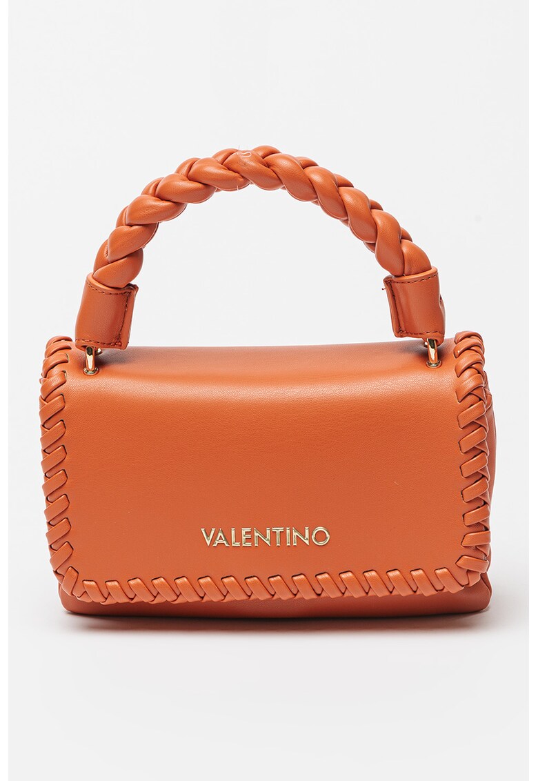 Valentino Bags Geanta de piele ecologica cu maner impletit varsavia