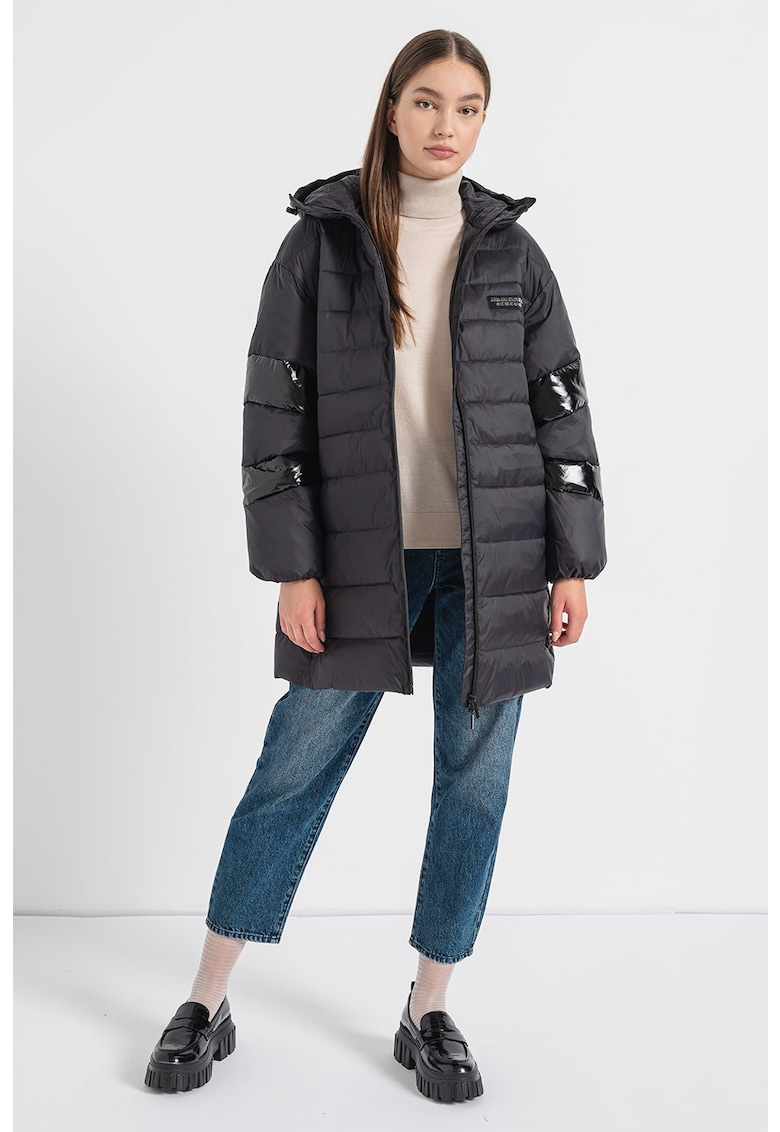 ARMANI EXCHANGE Зимно яке с лъскави зони за Жени ARMANI EXCHANGE Зимно яке с лъскави зони за Жени