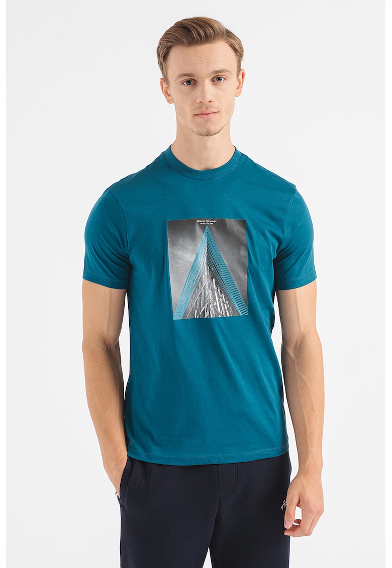 Tricou de bumbac cu imprimeu foto