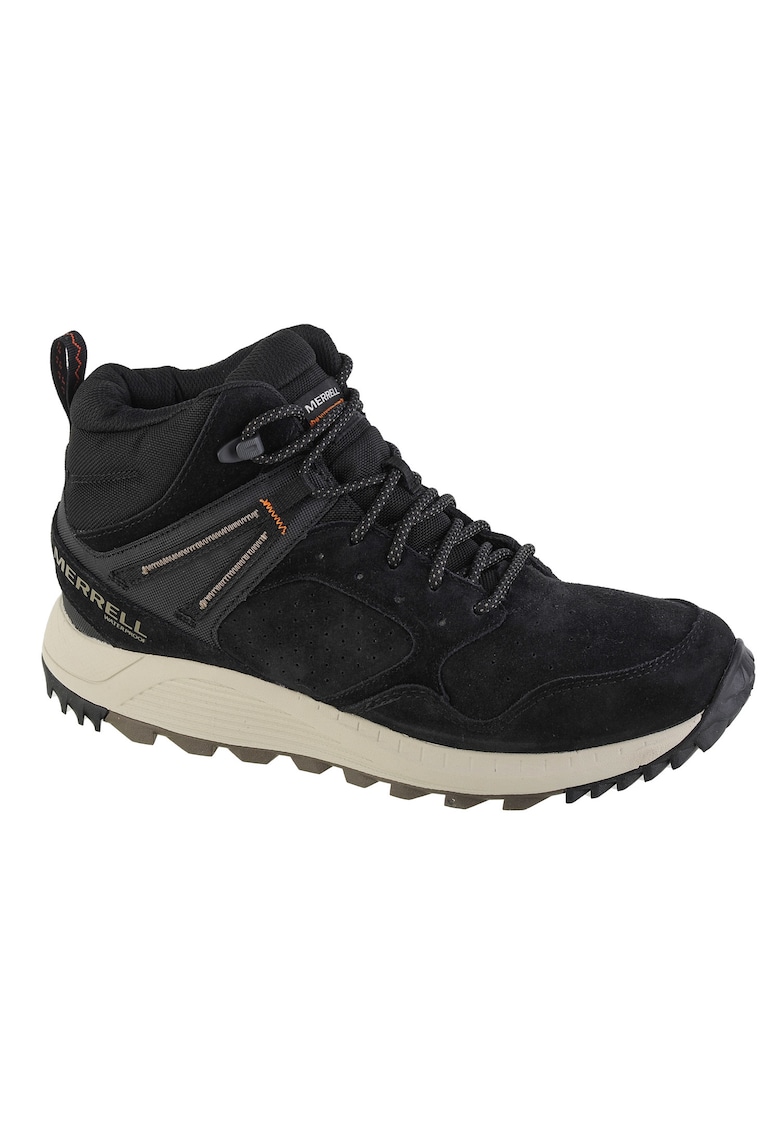 Merrell Bocanci de iarna - Wildwood Sneaker Mid WP J067285 - Negru - Negru