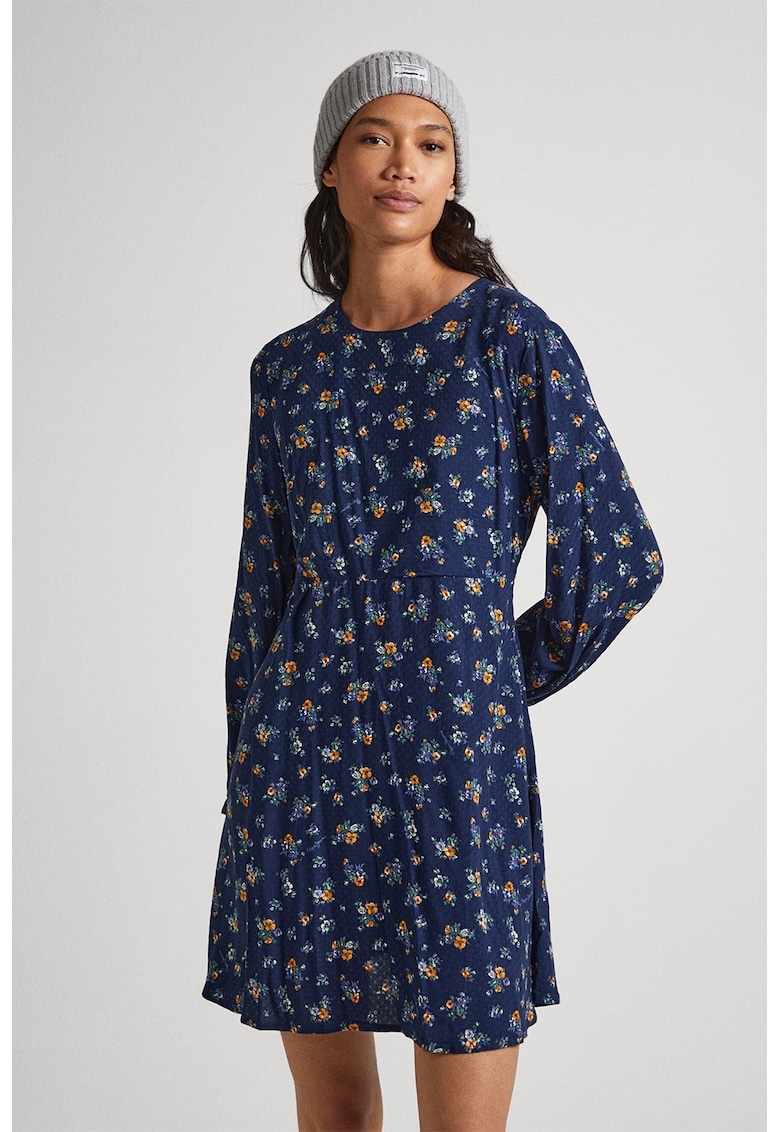 Rochie mini cu model floral