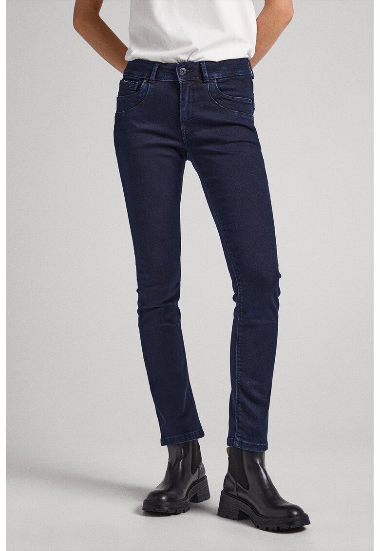 Blugi regular fit cu talie medie Brookes