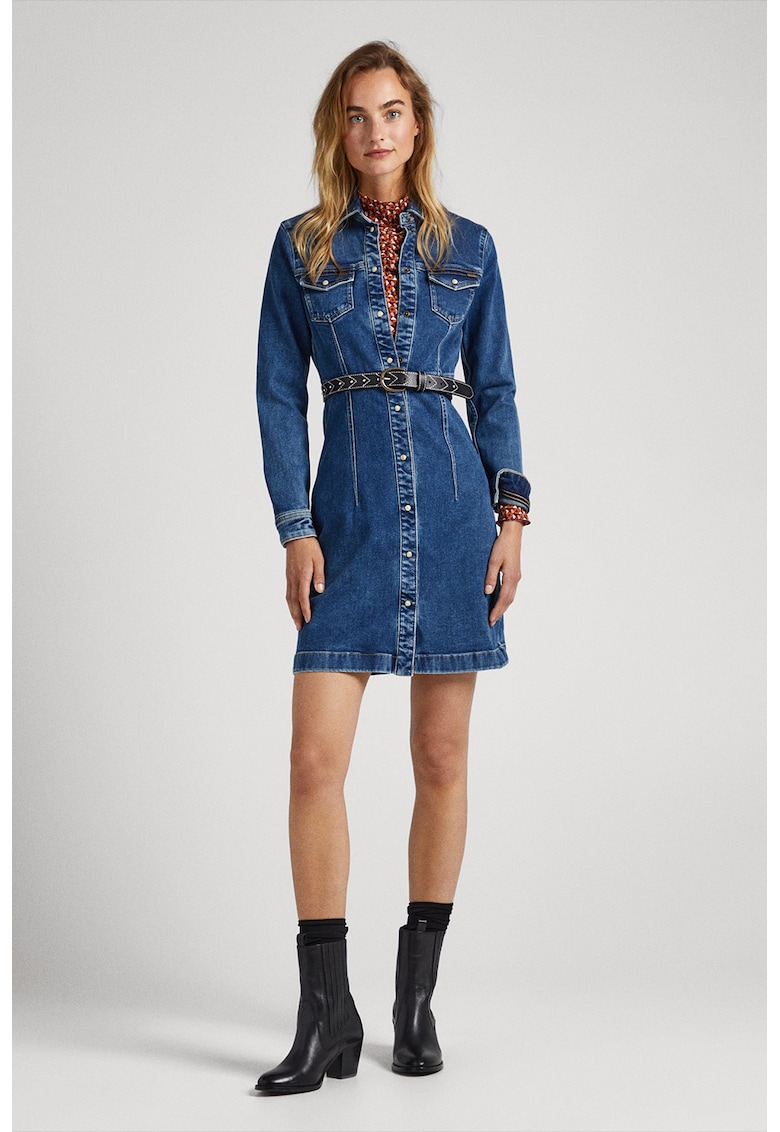 Rochie mini din denim