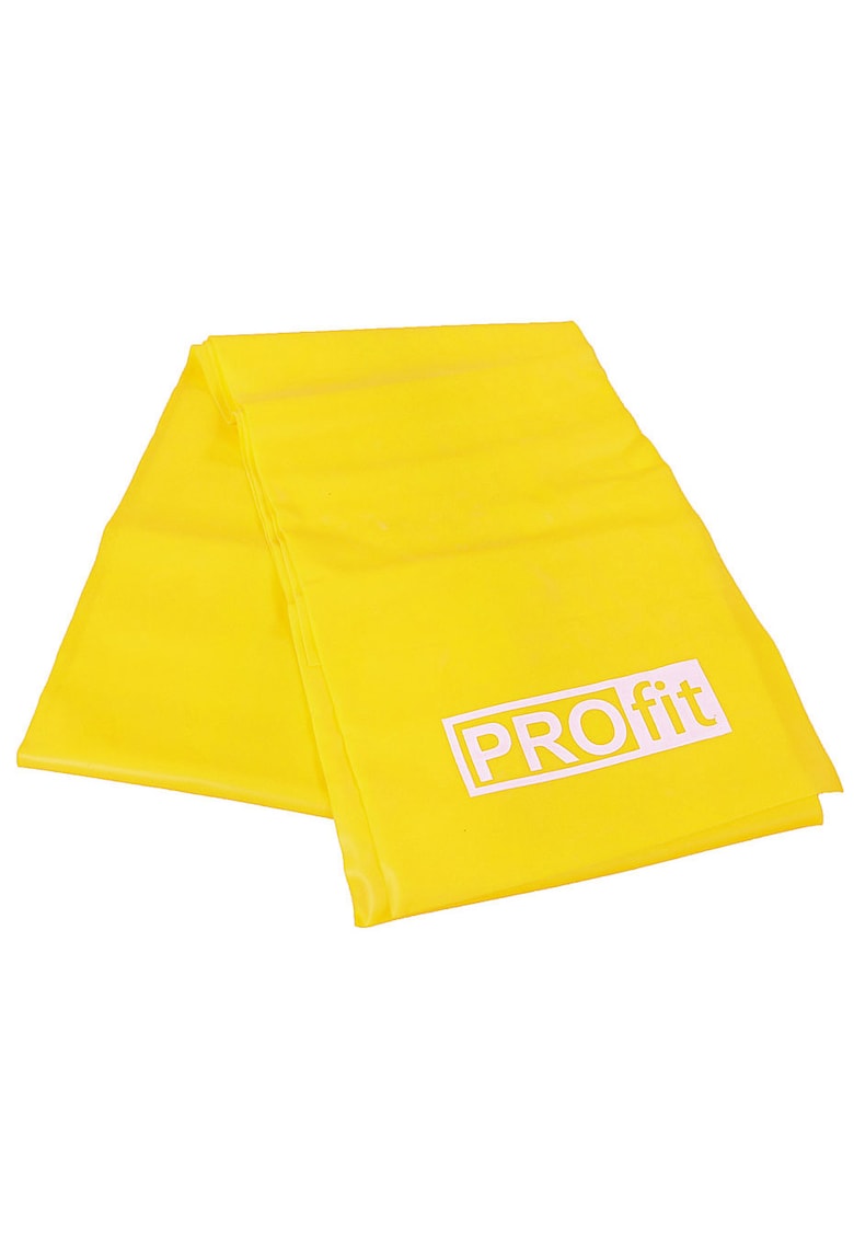Banda elastica fitness - Cauciuc - 200x15x0.35 cm - Galben